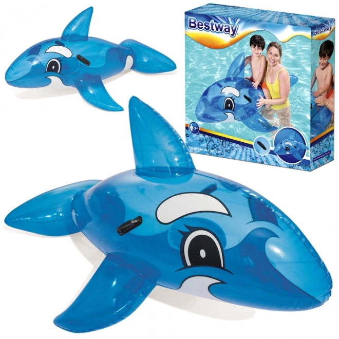 Large Inflatable Blue Dolphin by Bestway – blue