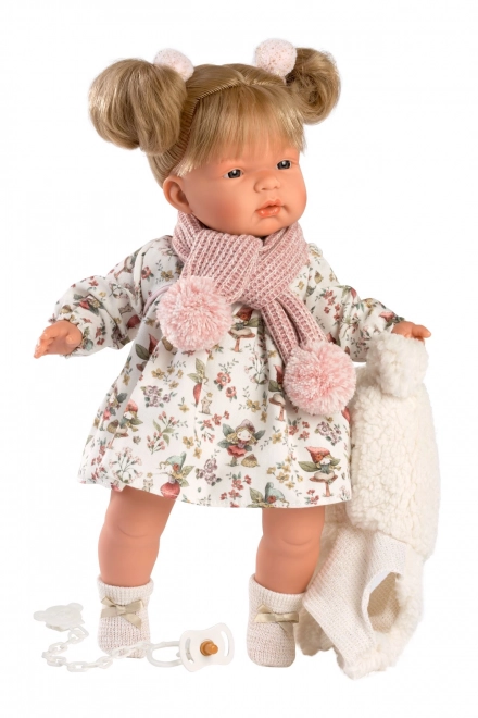 Realistic Baby Doll with Sounds and Soft Body - 38 cm