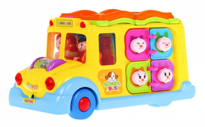 Colorful Interactive Bus Toy