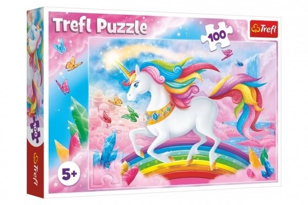 Crystal Unicorn World 100-Piece Puzzle