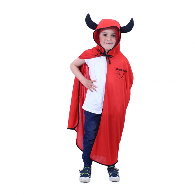 Kids Devil Costume Cloak