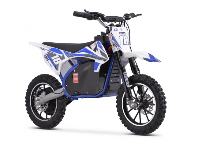 Trail King Electric Ride-On Dirt Bike Blue