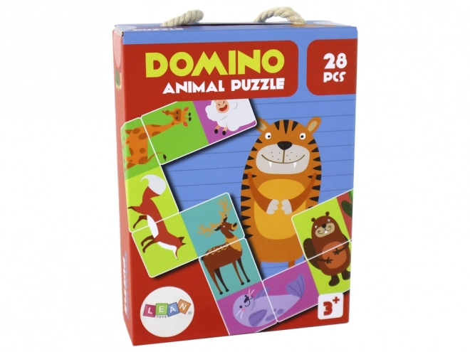 Logical Game Puzzle Double-sided Animal Domino