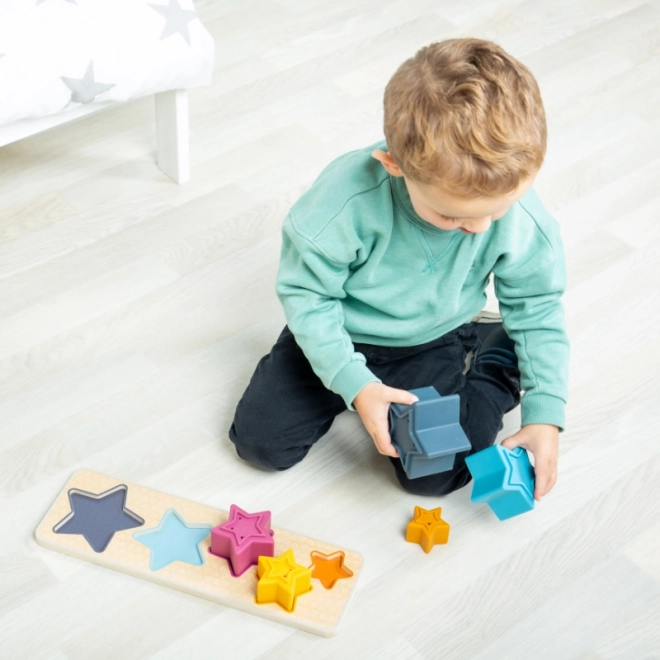 Interactive Stacking and Bath Puzzle Stars