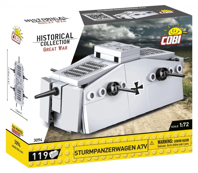 COBI Construction Blocks Sturmpanzerwagen A7V Model
