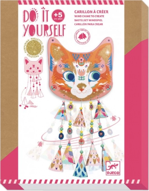DJECO DIY Wind Chime Kit - Kitten