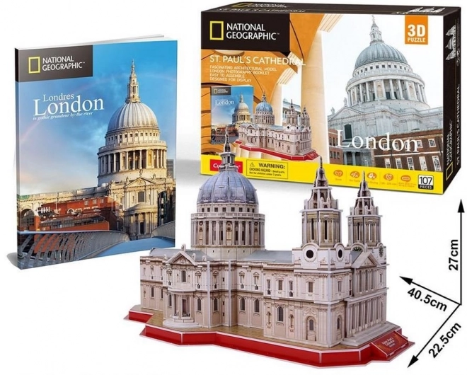 3D Puzzle St Paul's Cathedral - National Geographic Series by CubicFun