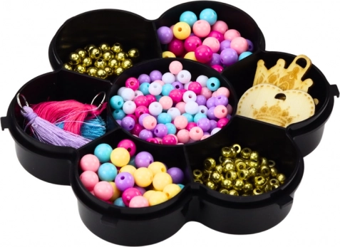 Smart flower-shaped organizer with compartments