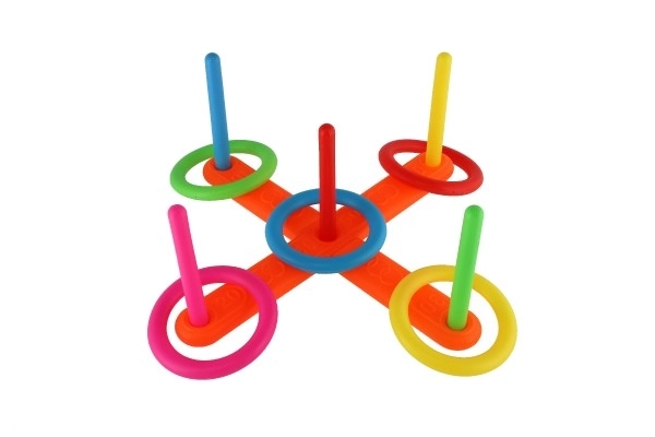 Outdoor Cross and Rings Toss Game