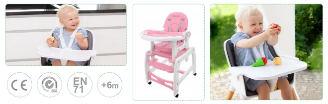 Multi-functional highchair 3-in-1 Ecotoys