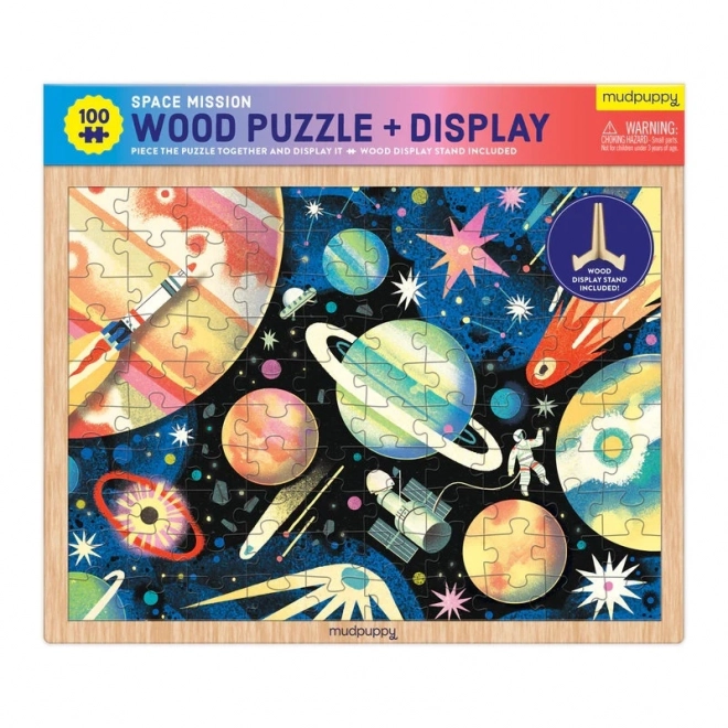 Wooden Space Mission Puzzle 100 Pieces