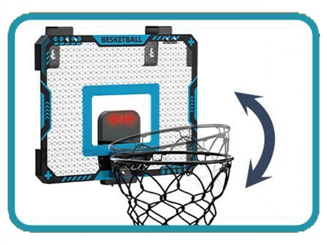 Basketball Hoop with Ball and Pump
