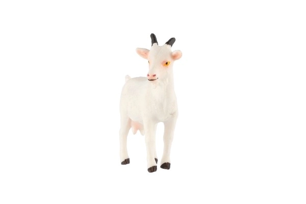 Plastic Domestic Goat Figurine 8cm