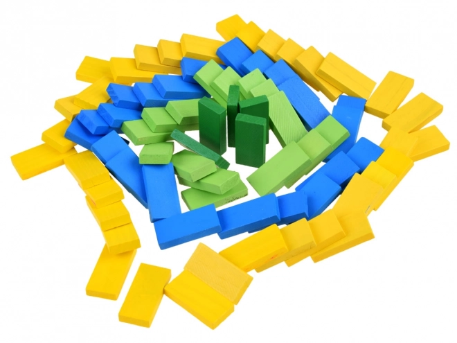 Colorful Wooden Domino Blocks