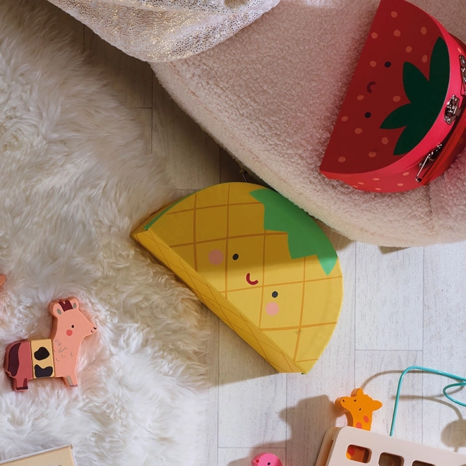 Vilac Set of 3 Suitcases with Fruit Motifs