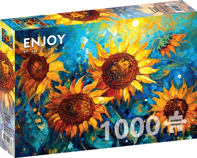 Sunflowers Meeting Puzzle 1000 Pieces