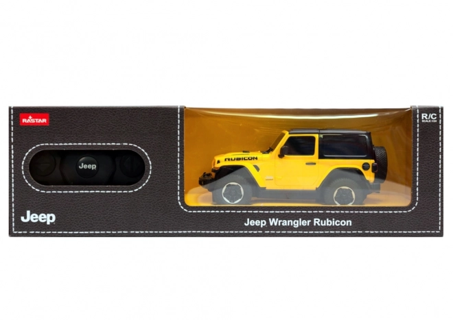 Remote Control Jeep Wrangler JL Rubicon Yellow