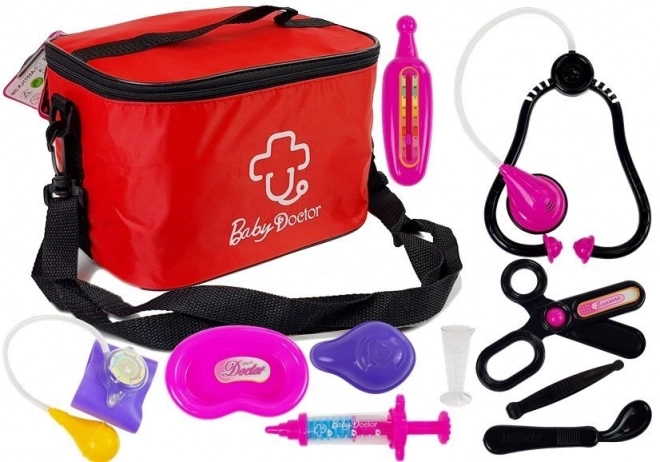 Doctor's Set with Accessories Bag and Stethoscope