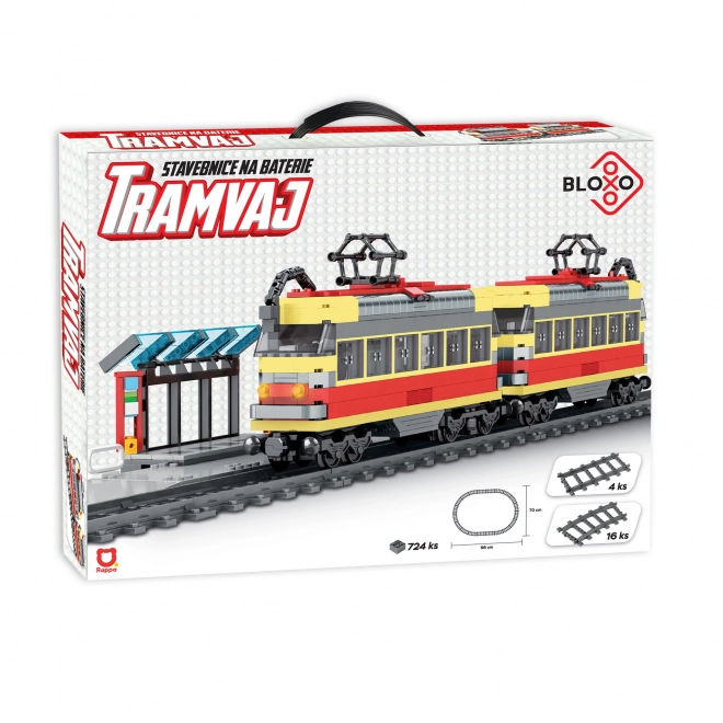 Compatible Construction Set with Tram on Batteries and Tracks