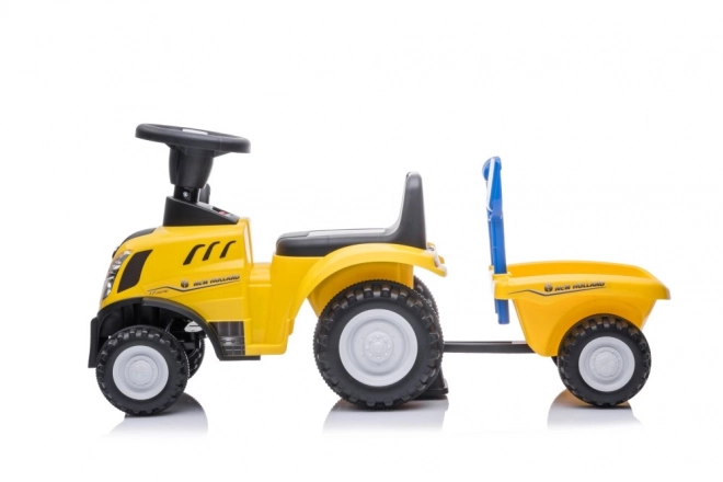 Ride-On Tractor New Holland Yellow