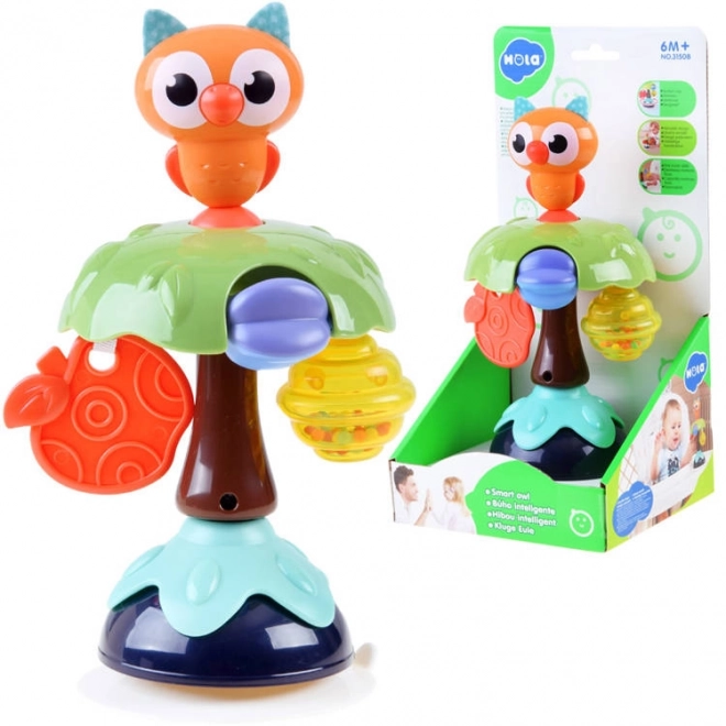 Magical Owl Baby Rattle with Suction