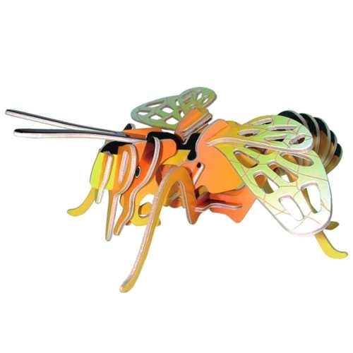 Colorful Wooden 3D Puzzle Bee