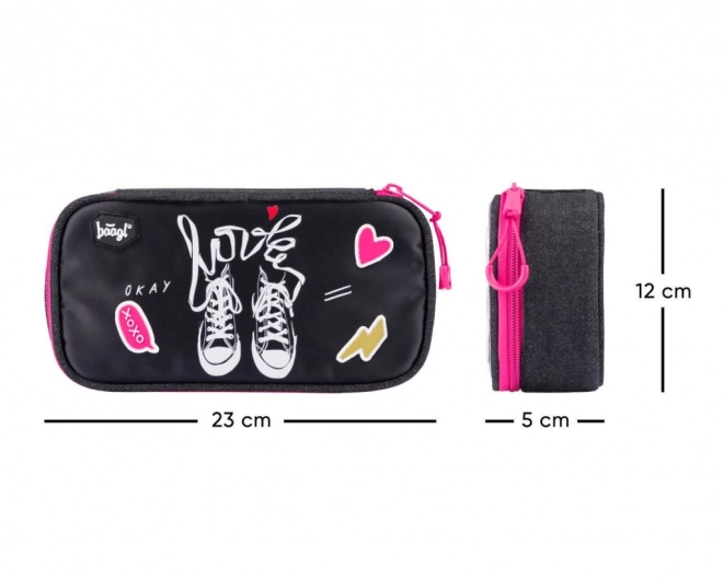 School Pencil Case Sneakers Design