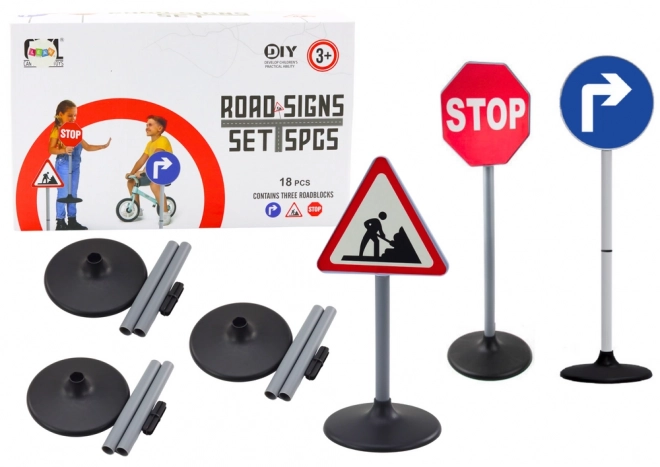 Educational Set Large Traffic Signs