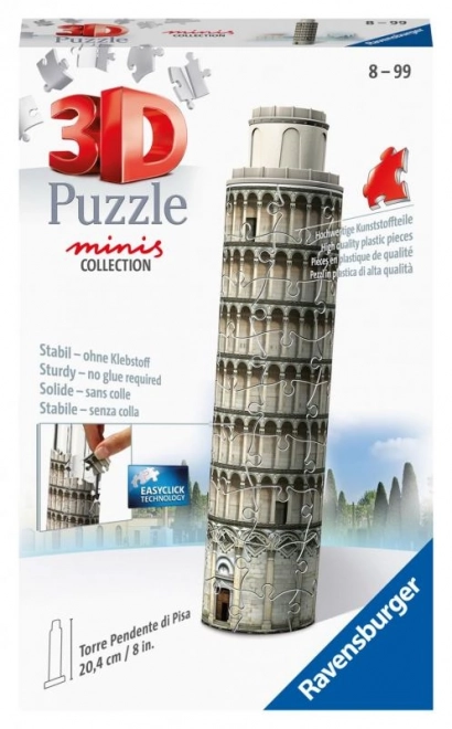 3d mini puzzle leaning tower of pisa