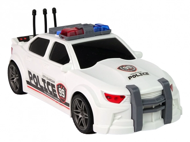 Police Sports Car with Sound Effects 1:16 Scale