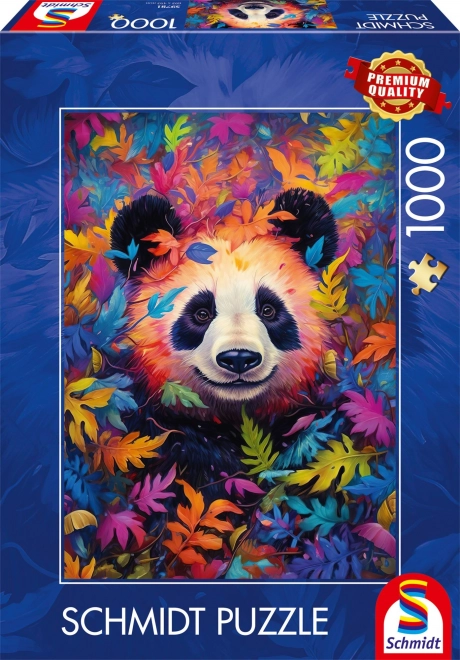 Schmidt Puzzle Panda in Rainbow Forest 1000 Pieces