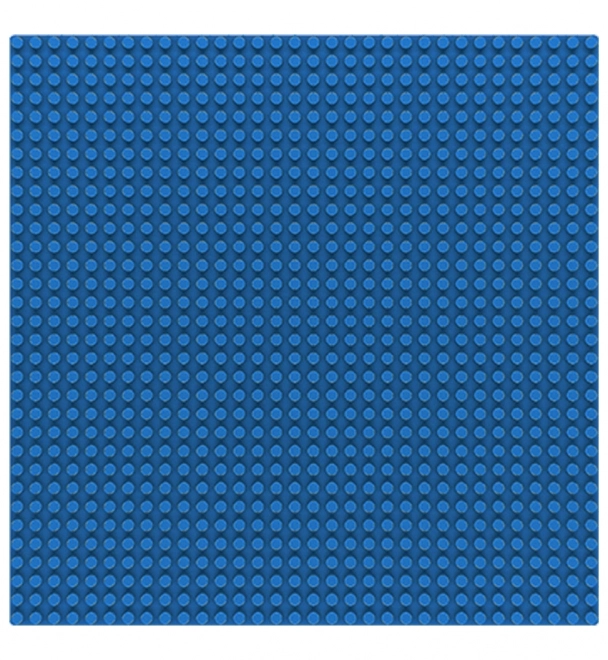 Blue Building Baseplate 32x32 by Sluban