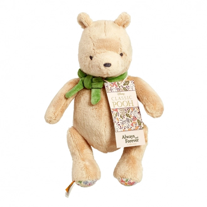 Plush Winnie The Pooh With Green Bow 22 cm