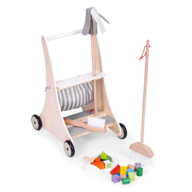 Wooden Cleaning Trolley for Kids