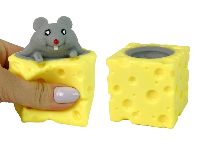 Mouse in Cheese Squishy Toy