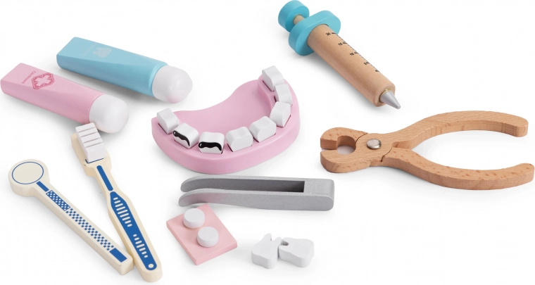 Sigurni drveni dijelovi s glatkim rubovima