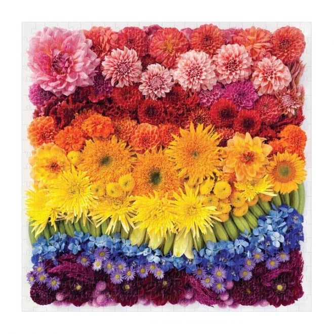 Rainbow Flowers Puzzle 500 Pieces