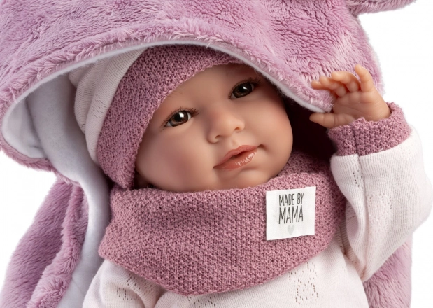 Realistic Baby Doll with Sounds and Soft Cloth Body