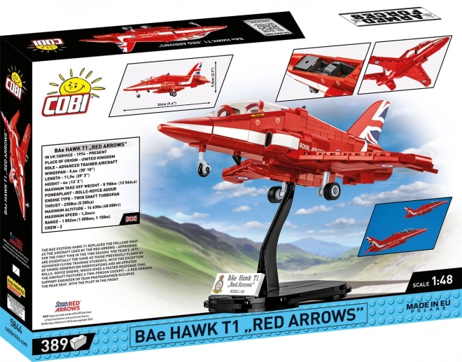 Cobi Armed Forces BAe Hawk T1 Red Arrows Model