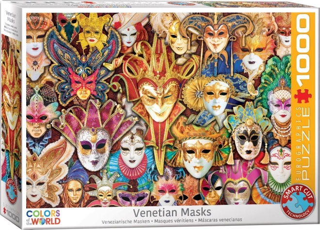 Venetian Masks Puzzle 1000 Pieces