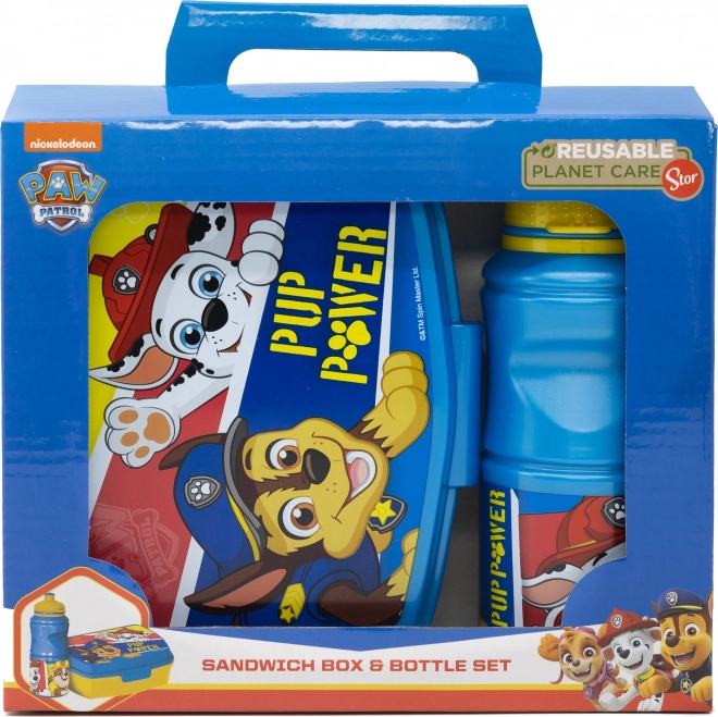 Lunch Box and Bottle Set with PAW Patrol Design