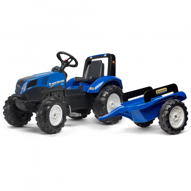 Pedálos traktor pótkocsival gyerekeknek - New Holland