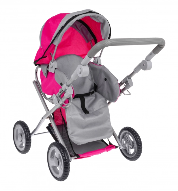 Pink 2-in-1 Doll Stroller