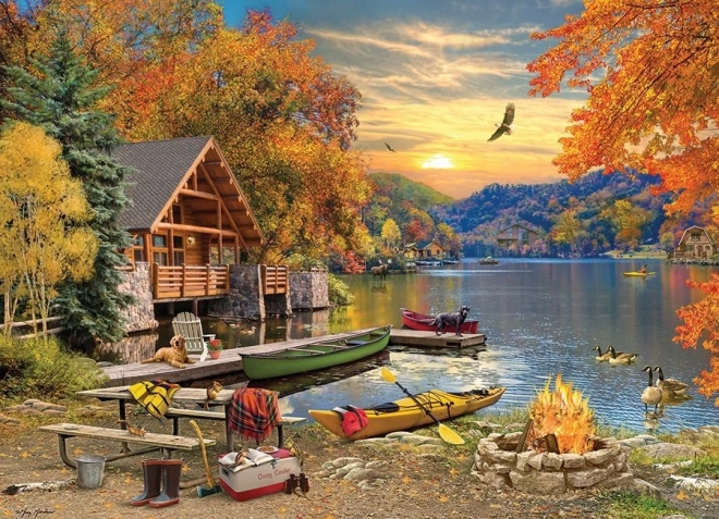 Lake Retreat Puzzle by Cobble Hill