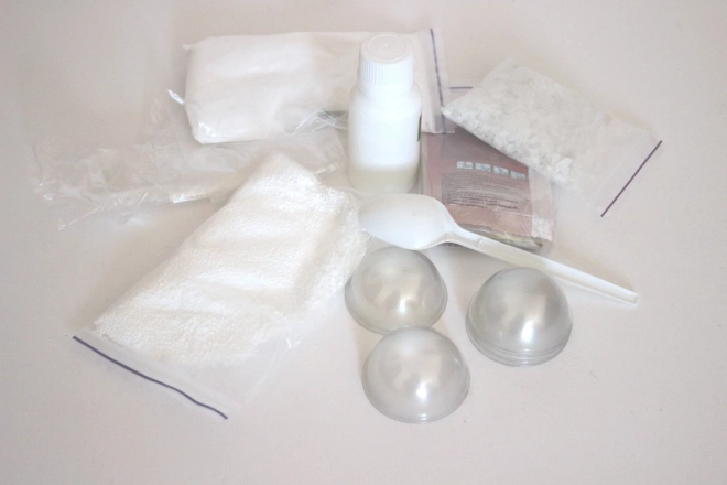 Set per creare bombe da bagno al cioccolato