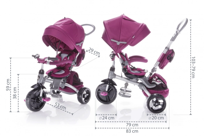 Tricycle citigo Mulberry Pink