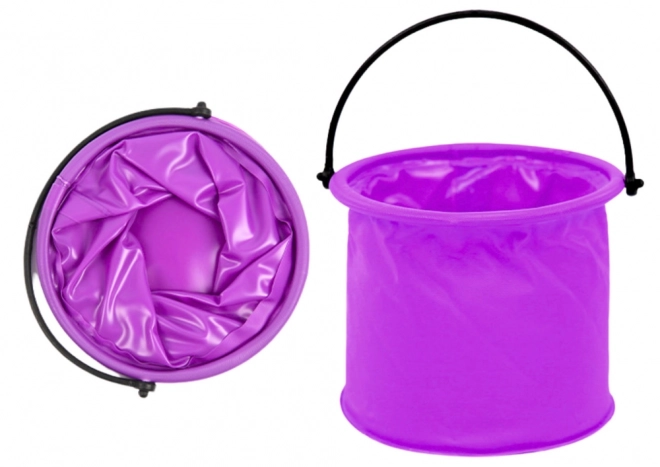 Multifunctional Foldable Purple Water Bucket