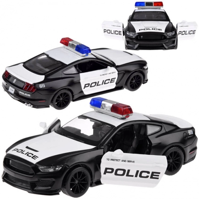 Police Car Ford Mustang Shelby GT350 1:32 Scale Toy with Lights and Sounds