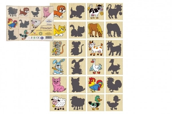 Detoa Kids Memory Game Animals and Their Shadows