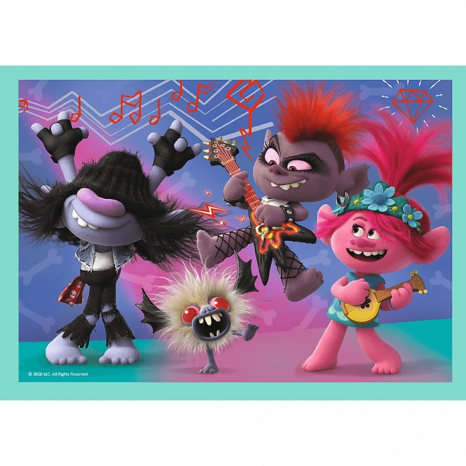 Trefl Trolls World Tour 4-in-1 Puzzle Set